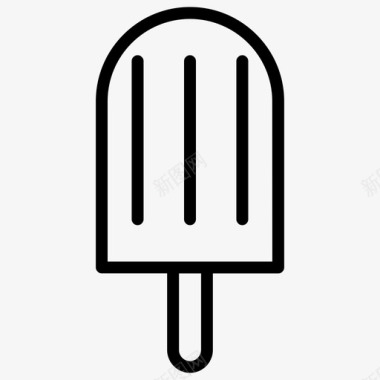 冰食物冰淇淋图标图标