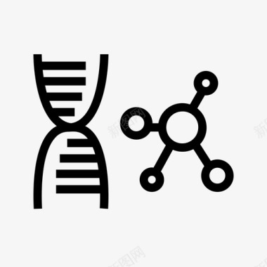 医疗健康医疗APP界面dna染色体健康图标图标