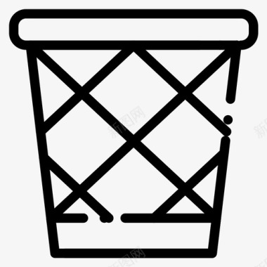 垃圾桶环保能源图标图标