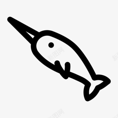 鸣鲸画鱼图标图标
