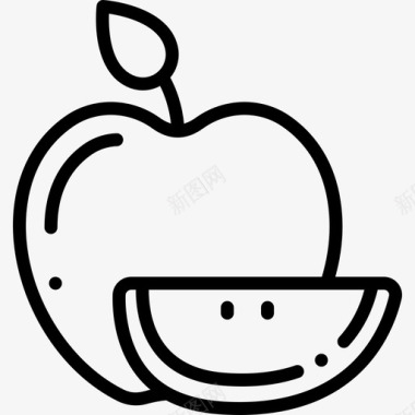 苹果水果15直系图标图标