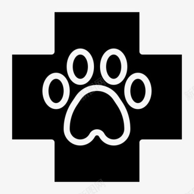 急救兽医绷带急救宠物图标图标