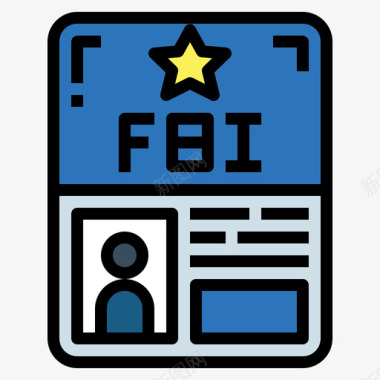 砖石徽章徽章fbi3线纹颜色图标图标