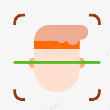 人脸人脸识别图标