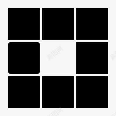 黑色网格22黑色网格229x9图标图标
