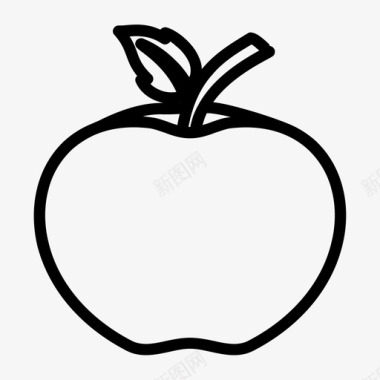 苹果水果天然图标图标
