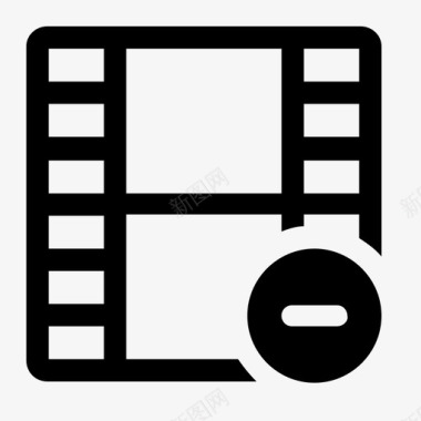 垃圾删除图标删除胶片删除减号图标图标