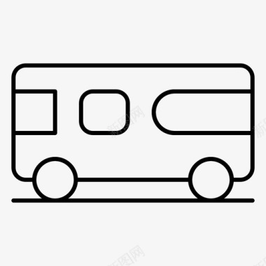 公共汽车组合车货车图标图标