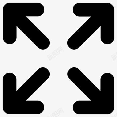 完全扩展屏幕图标图标