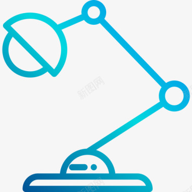 波纹渐变灯网页平面2线性渐变图标图标