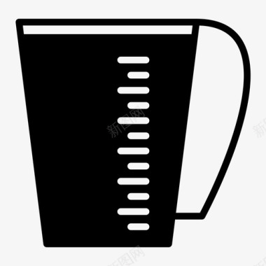 量杯量杯烹饪厨房图标图标