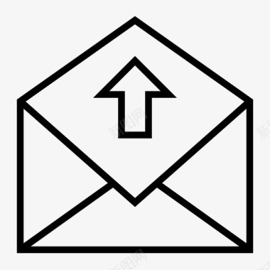 发送邮件电子邮件互联网技术信息传递图标图标