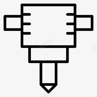 绳具手提钻工具图标图标