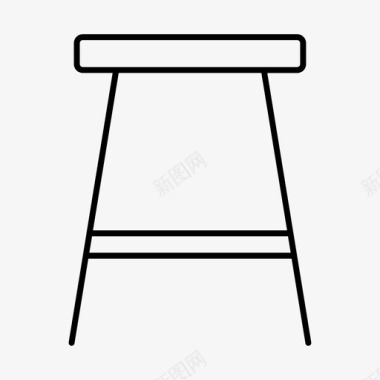 对椅椅子座位坐椅图标图标