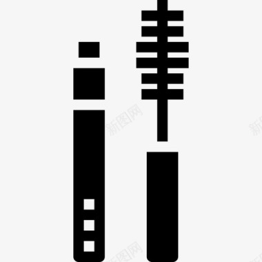 纯色绚丽背景睫毛膏美容79纯色图标图标