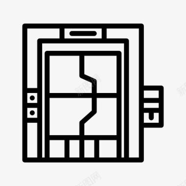 门143空间直线图标图标