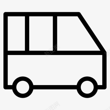 送货车家庭货车小型客车图标图标