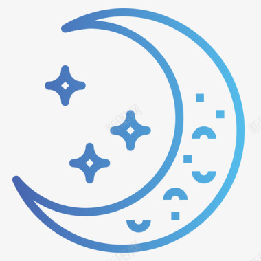 晚上晚上睡39梯度图标图标