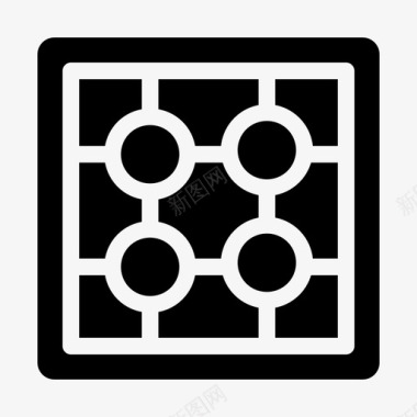 煤气炉灶烹饪煤气图标图标