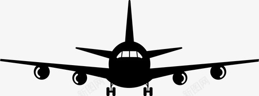 飞机空中客车航空图标图标