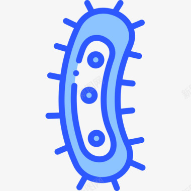 细菌医学193蓝色图标图标