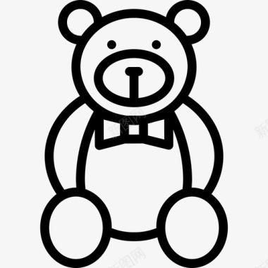 熊礼物17号玩具熊图标图标