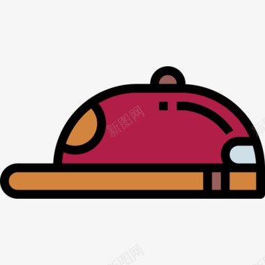 背包客帽子背包客3线性颜色图标图标