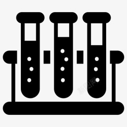 免费医疗集向量实验室试管实验室测试实验室工具图标高清图片