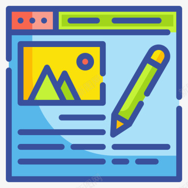 火焰数字3博客数字内容3线性颜色图标图标