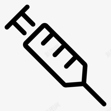 宠物健康护理注射器护理急救图标图标