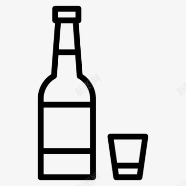 韩国饮品烧酒饮料韩国图标图标