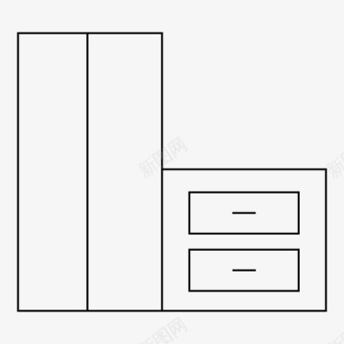 橱柜衣柜模版衣柜橱柜家具图标图标