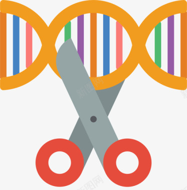 工程纸Dna遗传学和生物工程8平面图图标图标