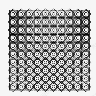 抽象瓷砖几何图案图标图标