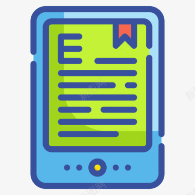 火焰数字3电子书数字内容3线性颜色图标图标