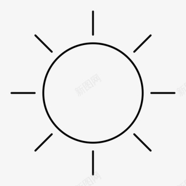 太阳海报图片太阳阳光时间图标图标