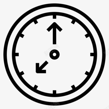 时钟装饰时间图标图标