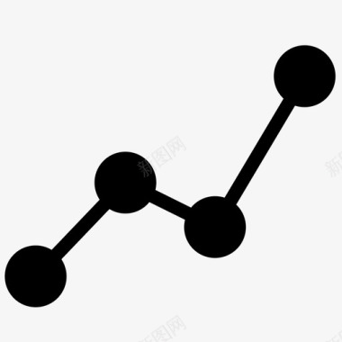 矢量数据分析图标数据分析数据点图标图标