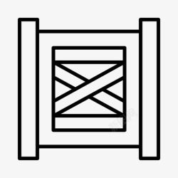 谷仓木门农场大门谷仓大门栅栏图标高清图片