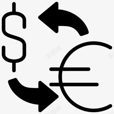外汇外汇商业货币图标图标