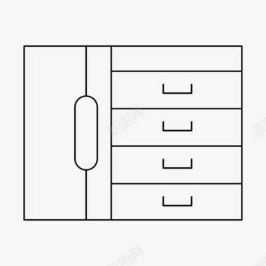 橱柜衣柜模版衣柜橱柜家具图标图标