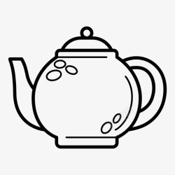 冲泡热饮采购产品茶壶热饮料水壶图标高清图片