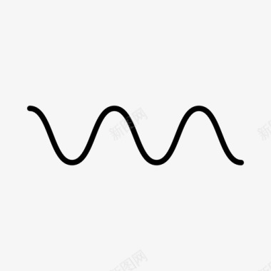 图案概括波浪线曲线线条图标图标
