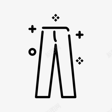 洗衣裤图标清洁剂元素图标