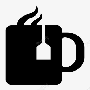 热茶饮料杯子图标图标