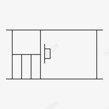 橱柜衣柜模版橱柜壁橱家具图标图标