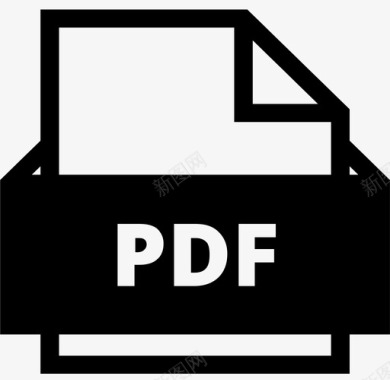 PDF的象征icon file pdf图标