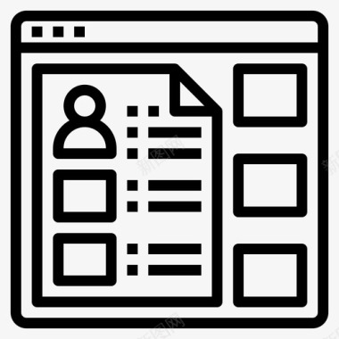 花纹数字信息商业商人图标图标