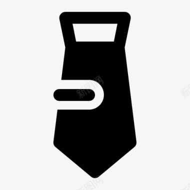 服装领带商务服装图标图标