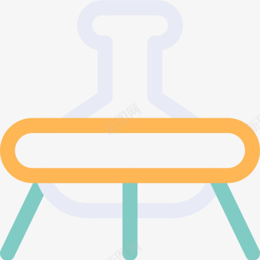 特效34烧瓶化学34线性颜色图标图标